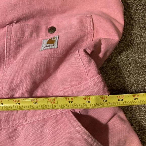 Carhartt pink bibs XL - Picture 15 of 16